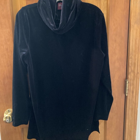 Skirt and cowl neck top large denim and co - Picture 2 of 13